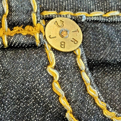 TRUE RELIGION World Tour Vintage Women's Joey Super T Jeans Thick Stitch Size 25 - Picture 3 of 19