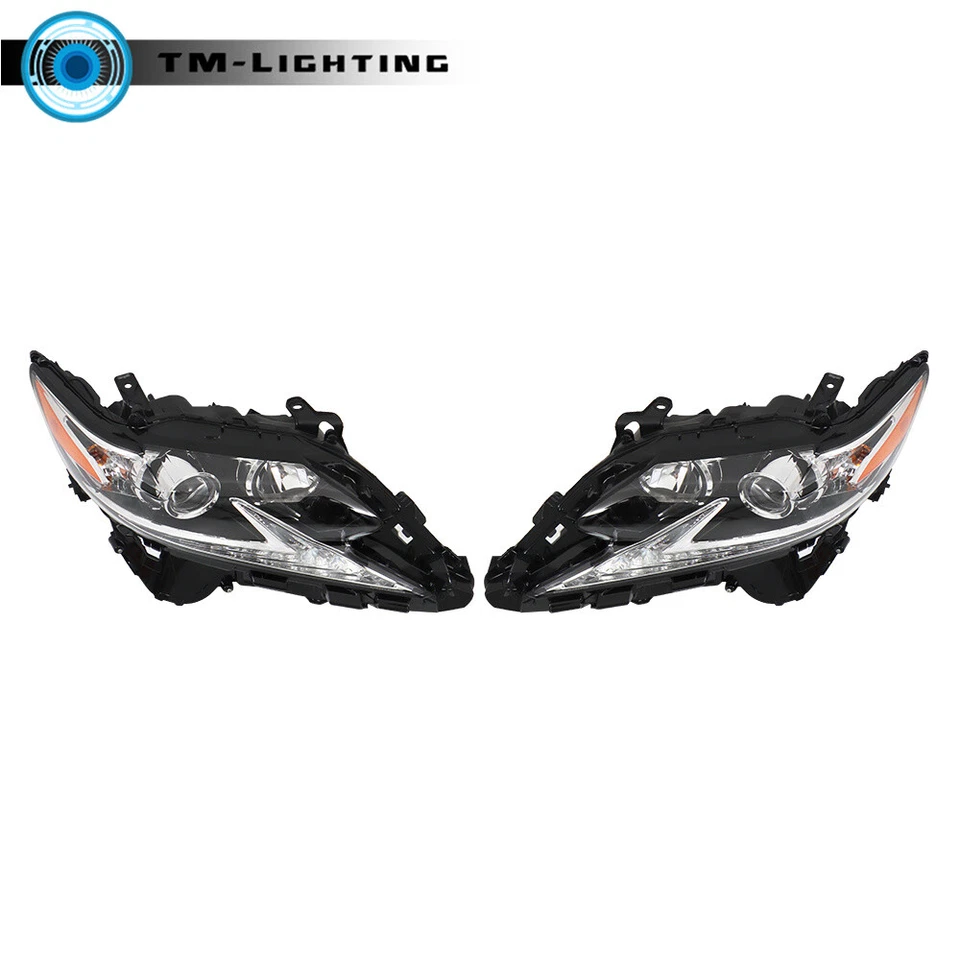 Conjunto de faros izquierda y derecha con LED DRL para Lexus ES350 ES300H 2016 2017 2018 Foto 3 de 4