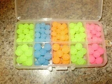 NEW! 5 Color ATOMIC UV BEAD BOX TROUT, STEELHEAD, & SALMON SIZES 8mm & 10mm