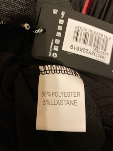 Darkwin Trendy Street Style 2 Pcs Black Suit, Sz 3XL, Made In Turkey - Picture 9 of 9