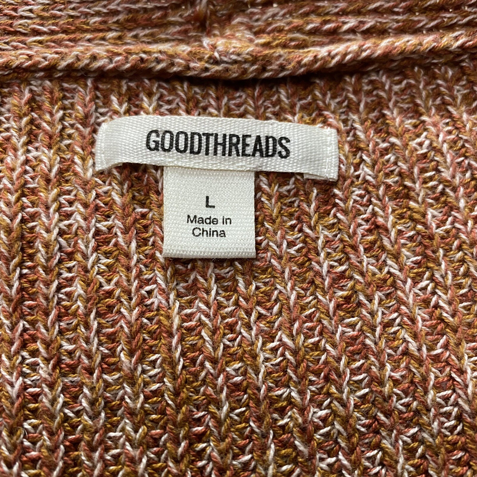 goodthreads burnt orange rust colored women’s kni… - image 7