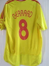 Liverpool 2006-2007 Away Football Shirt Size Large CL Gerrard  /38095