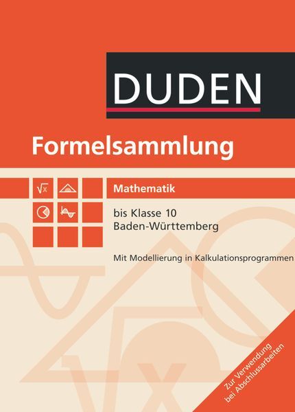 Thumbnail - Formelsammlung Mathematik Bis Klasse 10. Baden-württemberg