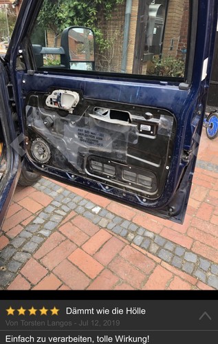 200cm Alubutyl Dämmmatte Anti Dröhn Matte DSM Bitumen-Ersatz PKW KFZ Haushalt - Bild 2 von 12