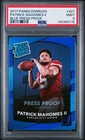PATRICK MAHOMES II PSA 9 2017 PANINI DONRUSS #327 PRESS PROOF BLUE ROOKIE RC 175