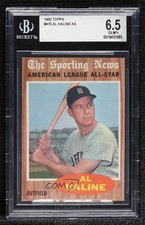 1962 Topps All-Star Al Kaline #470 BGS 6.5 HOF 0q3