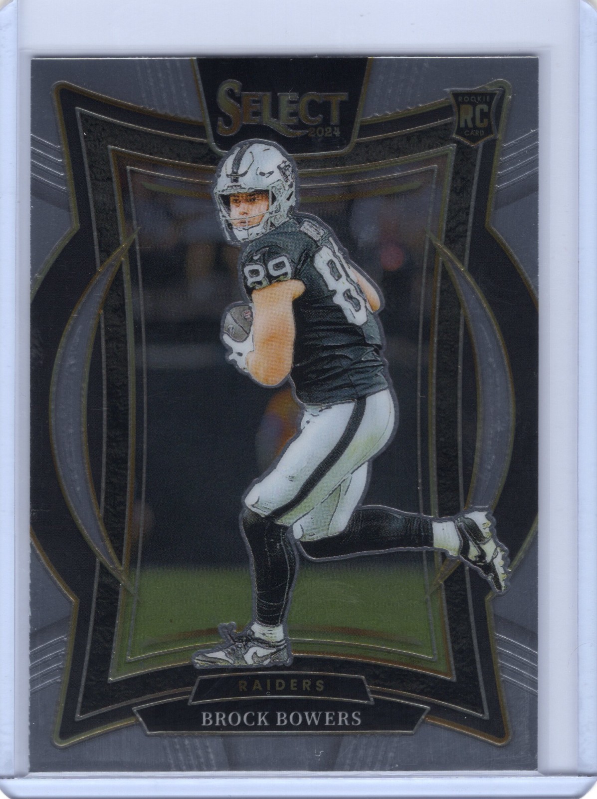 2024 Panini Select Concourse Brock Bowers #31 Silver Base RC