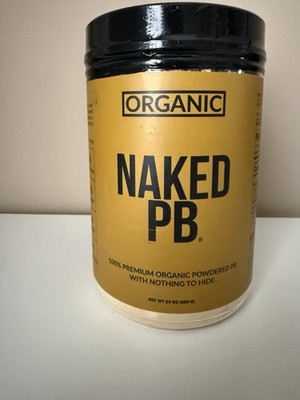 Organic Naked PB 1.5 LB Powdered Peanut Butter - Vegan - Gluten Free  45 Serving