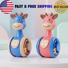 Roly Poly Baby Toys 6 to 12 Months, Tumbler Wobbler Toys for Infant Boy Girl