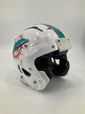 MIAMI DOLPHINS 2020 GAME USED AUTHENTIC SCHUTT MEETS NOCSAE FULL SIZE HELMET