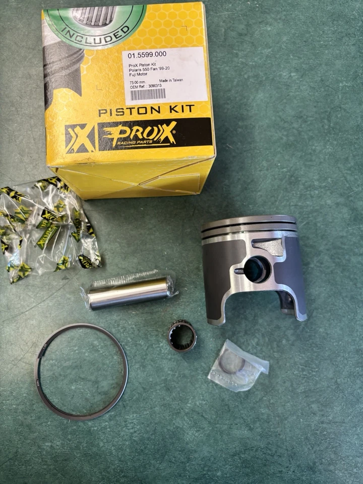 01.5599.00 ProX Polaris 550 Fan ‘99-20 Fuji Motor Piston Kit OEM Ref:3090313 - Image 2 of 4
