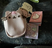 NWT! Pusheen Pink Clip-On Keychain With Accessories  *Missing Pen*