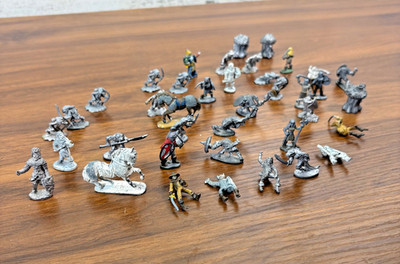 Vintage Ral Partha Dungeon and Dragons Pewter 1970's Lot of 39