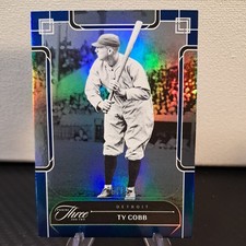 2024 Panini Three and Two - Ty Cobb #24 Holo Blue 5/15