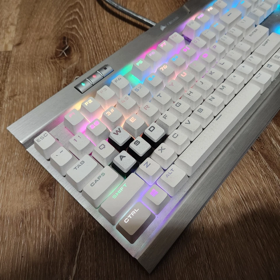 Corsair K70 RGB MK.2 Mechanical Keyboard Model RGP0048 White | Tested - Image 2 of 4