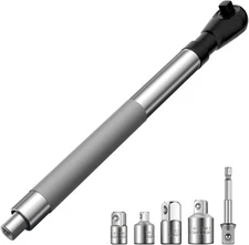 1/2" Offset Extension Wrench for Electric with Versatile 3/8", 1/4" Square Drive