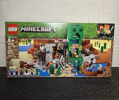 LEGO Minecraft The Creeper Mine Set 21155 Complete with opened box, retired