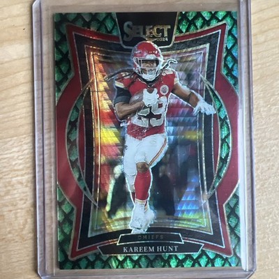 2024 Panini Select NFL Kareem Hunt #75 Concourse Level Dragon Scale Prizm 25/81