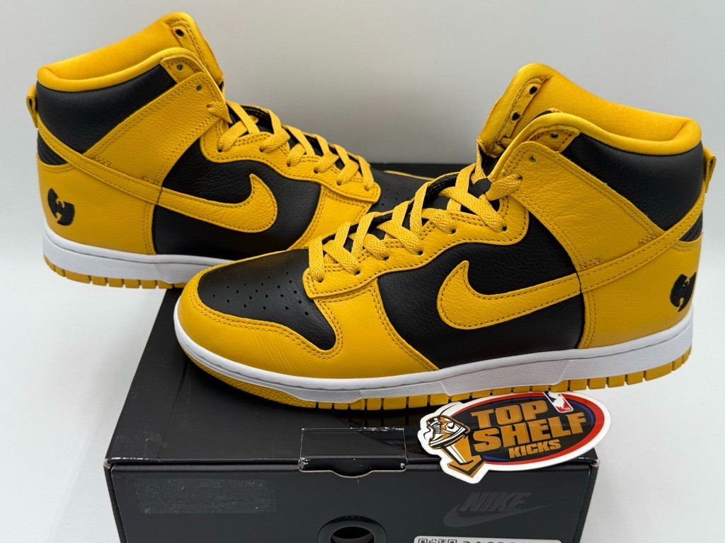 Wu-Tang Nike Dunk Retro Premium 2024 High Yellow Size 8.5