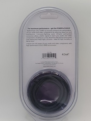 NEW Radio Shack Gold Series Digital IEEE 1394 Cable 4 Pin to 4 Pin 6Ft / 15-1068