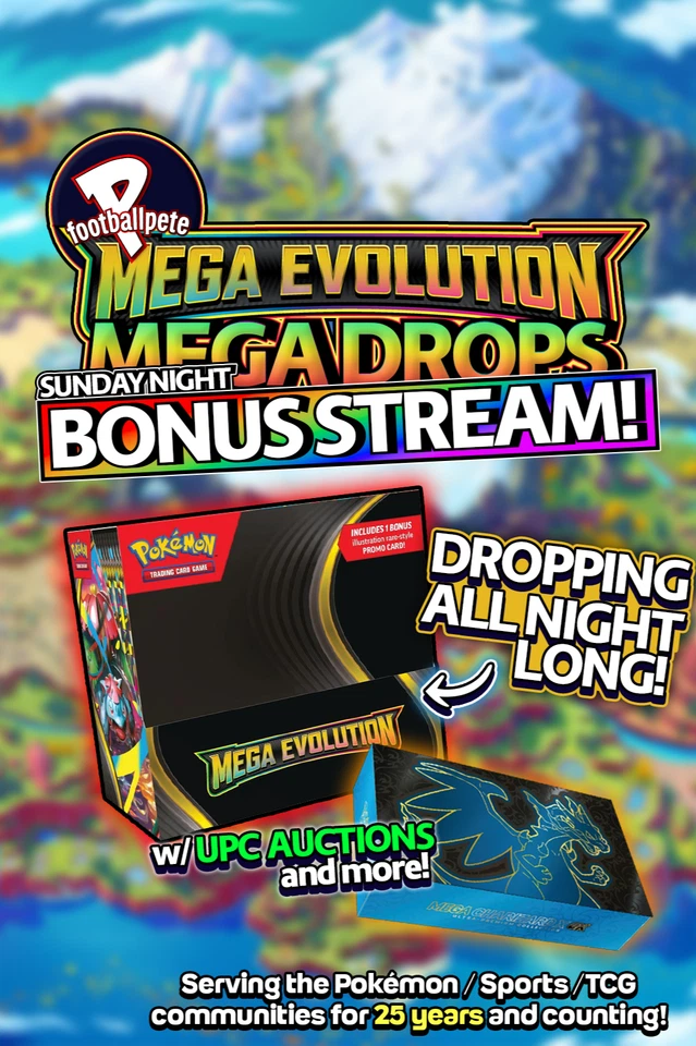 BONUS Mega Stream - $199 Enhanced Booster Box Drops + MSRP Start Auctions
