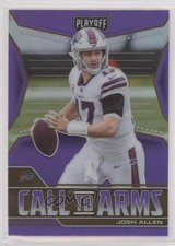 2021 Panini Playoff Call to Arms Purple Prizm Josh Allen #CA-JAL 0w1