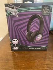 Nightmare Before Christmas Gaming Headset Jack Skellington Disney