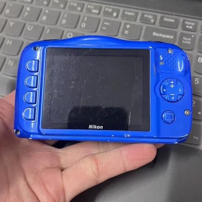 Nikon Coolpix W100 BLUE 13.2MP Water/shockproof WiFI Digital