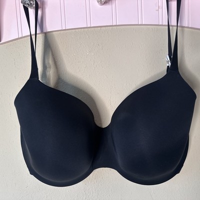 panache 365° Black Underwire T-Shirt Molded Light Padding Bra 32 H