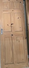 Lincoln knotty Pine Internal Doors 6 Panel with Handles + Hinges 1981mm x 762mm