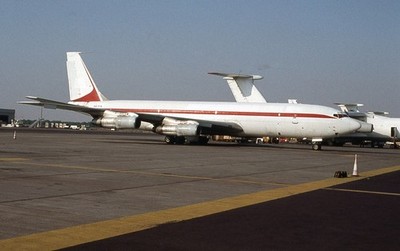 Original Flugzeug Dia - First Intl B.707-331C 9G-FIA @ SHJ 2002 (A191)