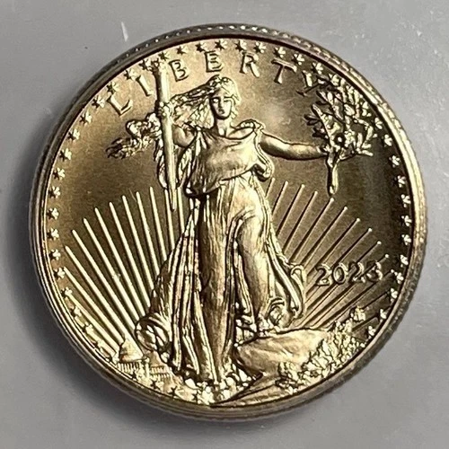 2023 $10 American Gold Eagle ICG MS70 .999 Fine Gold 1/4 Oz - Perfect Coin!
