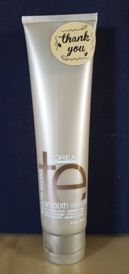 LOREAL Texture Expert Smooth Velours Smoothing Lotion medium hair 5 oz NEW