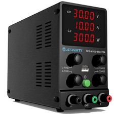 Professional 0-30V 10A DC Power Supply with Safety Features  LED Display