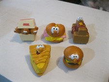 Vintage 1989 Burger King Kids Meal Lickety Split Rolling Food Lot Of 5