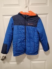 Free Country Reversible Jacket Boys Size 10-12 XL Blue Orange