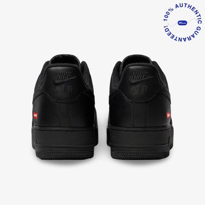 Size 10.5 - Nike Air Force 1 Low x Supreme Box Logo - Black for