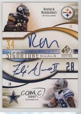 2009 SP Signature Edition Duals 18/25 Rashard Mendenhall Felix Jones Auto 1m2q