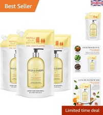 Indulgent 1L Hand Wash Refill Pack of 3 - Sweet Mandarin & Grapefruit Luxury 5.40 per litre