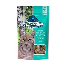 Blue Buffalo Wilderness High Protein Natural Cat Treats, Trout, 12-Pack, 2oz Ea.