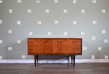 120pcs Modern Line Wall Stickers Boho Nursery Kids Living Room Scandinavian Home