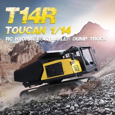 1:14 WKLC RC Tracked Crawler Dumper Panther T14R RC RTR Tipper Light Sound