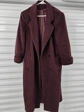 Womens 5lb Wool Over Coat*Dark Red*One Of A K...