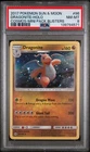 2017 POKEMON SUN & MOON COSMOS-MINI PACK BLISTERS #96 DRAGONITE-HOLO PSA 8