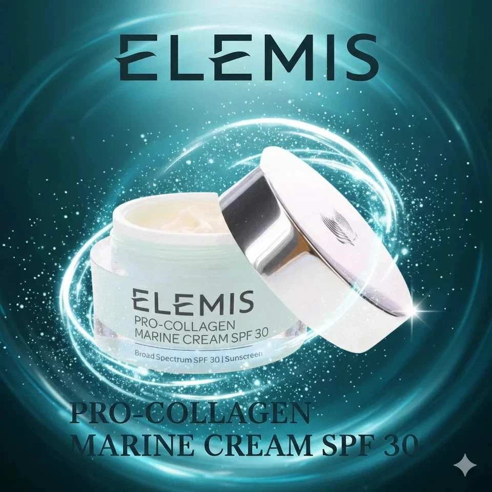 ✅ ELEMIS Pro-Collagen Marine Cream SPF30 50ml Anti-Wrinkle Moisturizer UK ✅ - Image 2 of 4