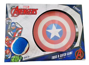 New Marvel Avengers Tennis Ball Toss & Catch Game Grip Paddle Kid Outdoor Summer
