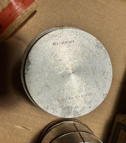 Jeu de pistons vintage NOS bien dignes, +040" oversize, 1936-38 Morris 10/4. - Photo 7/12