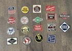 Vintage Lot of 18 Unique 1950’s Post Cereal Railroad Train Small Tin Metal Signs