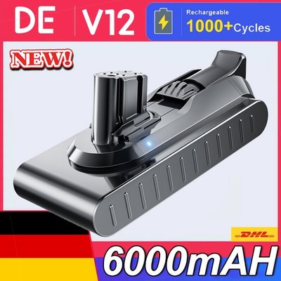 V12 Akku Für Dyson 965470-01 6000mAh Detect Slim Absolute Li-Ion Batterie 5.0AH