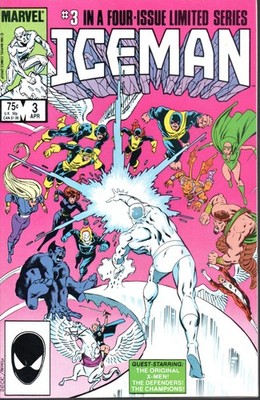 MARVEL COMICS ICEMAN #3 (1984) 1ST PRINT VF